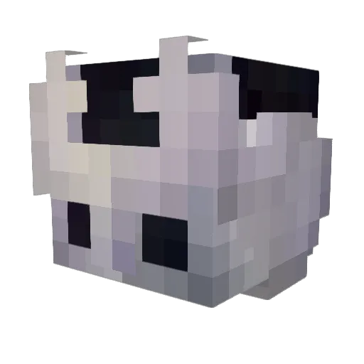 vivoxic Minecraft avatar head, 3D render