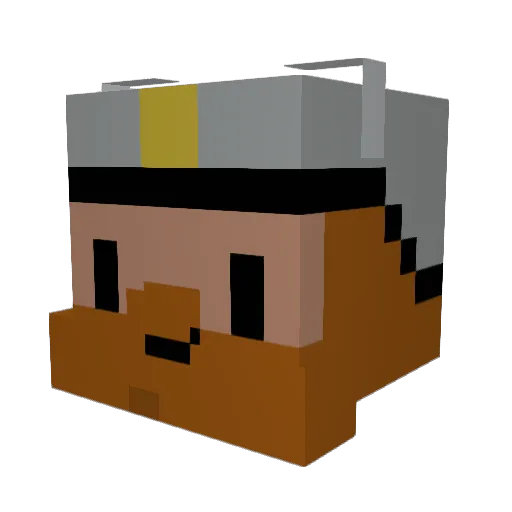 vivs652 Minecraft avatar head, 3D render
