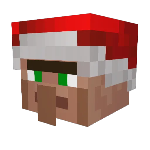 vixito_xD Minecraft avatar head, 3D render