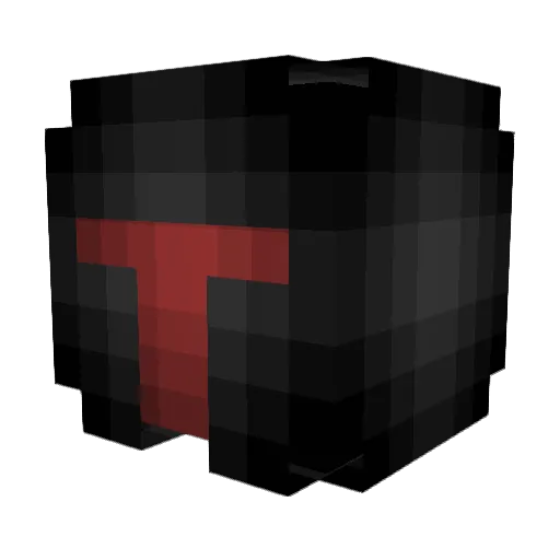 vixpy1 Minecraft avatar head, 3D render