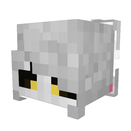 vixxyblast Minecraft avatar head, 3D render