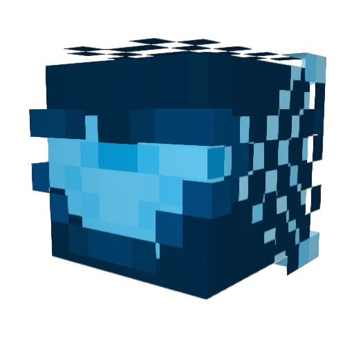 vizorion Minecraft avatar head, 3D render