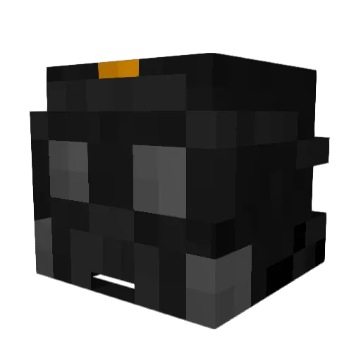 vk13 Minecraft avatar head, 3D render