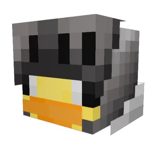 vk4501e Minecraft avatar head, 3D render