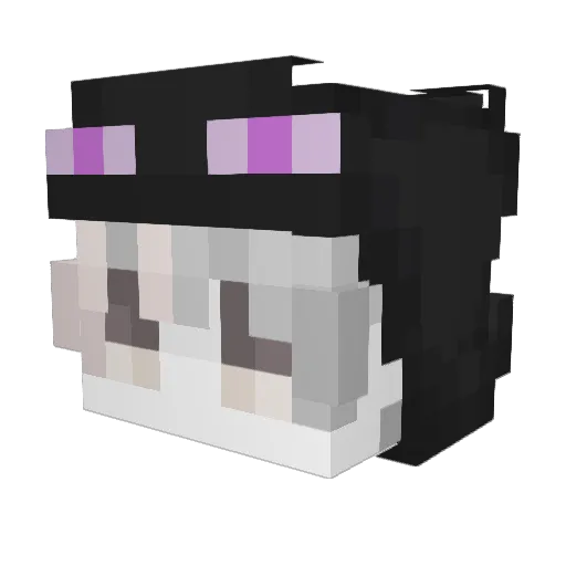 vkaiz Minecraft avatar head, 3D render