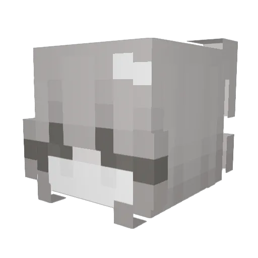 vkaye Minecraft avatar head, 3D render