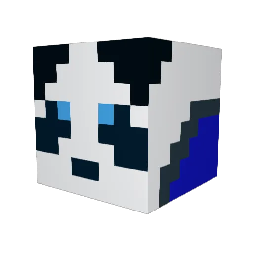 vkk1118 Minecraft avatar head, 3D render