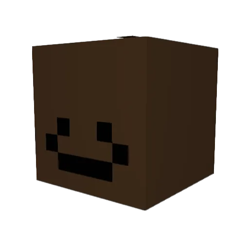 vkou_ Minecraft avatar head, 3D render