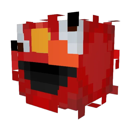 vkuz Minecraft avatar head, 3D render