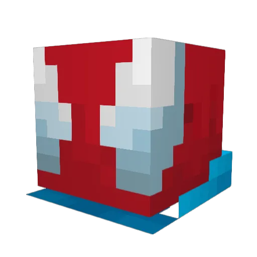 vl3ck Minecraft avatar head, 3D render