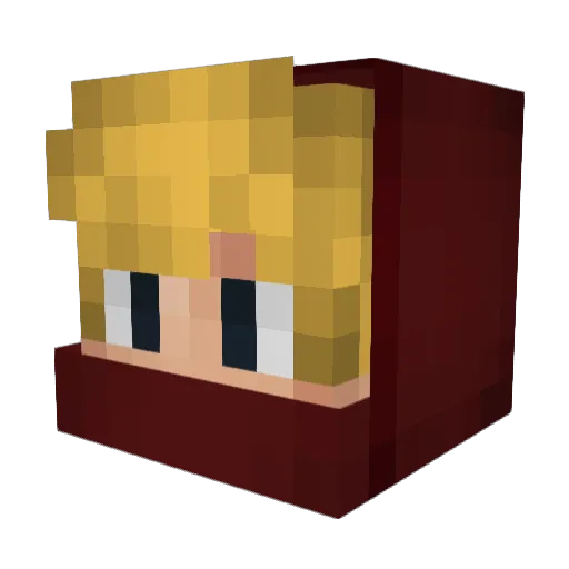 vlad5559 Minecraft avatar head, 3D render