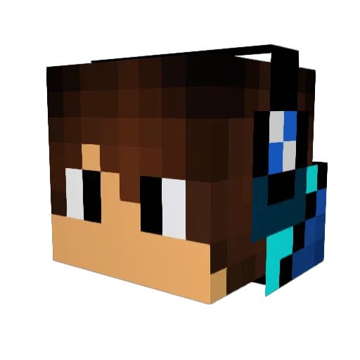 vladOS086 Minecraft avatar head, 3D render