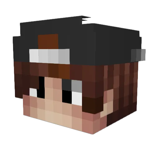 vladbodikov Minecraft avatar head, 3D render