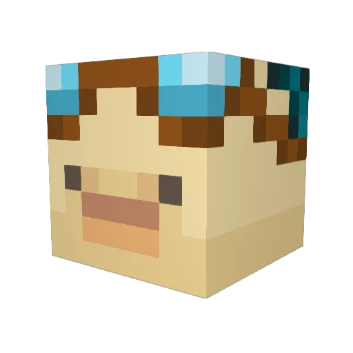 vlade6722 Minecraft avatar head, 3D render