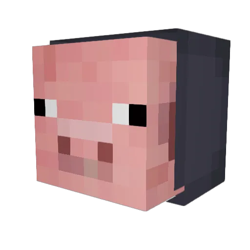 vladhilfiger_ Minecraft avatar head, 3D render
