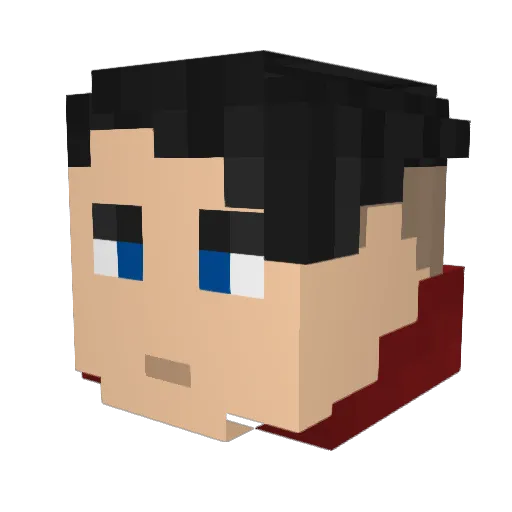 vladimiertodd Minecraft avatar head, 3D render