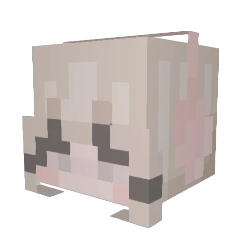 vladislavm1984 Minecraft avatar head, 3D render