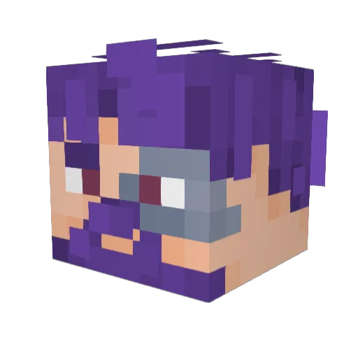 vladislavvc Minecraft avatar head, 3D render