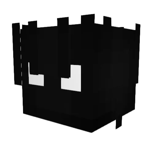 vladyrn Minecraft avatar head, 3D render