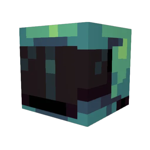 vlamzerc Minecraft avatar head, 3D render