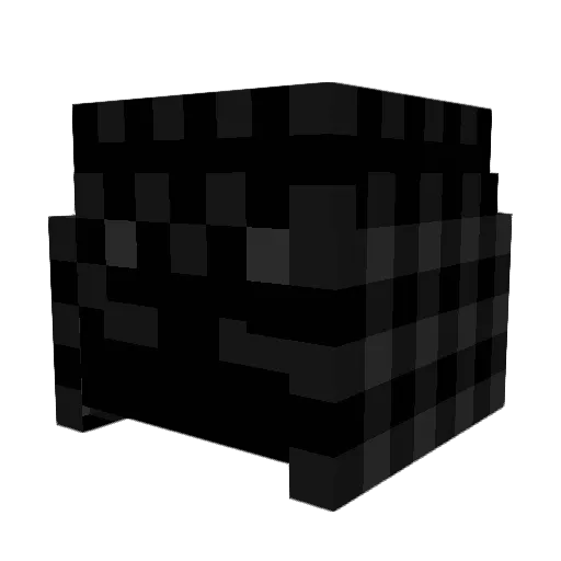 vlandiaa Minecraft avatar head, 3D render