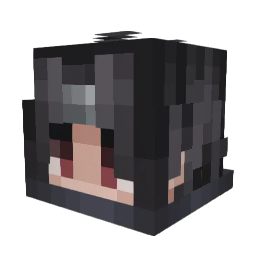 vlatif Minecraft avatar head, 3D render