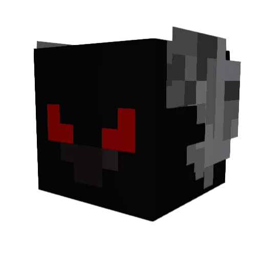 vld_evs Minecraft avatar head, 3D render