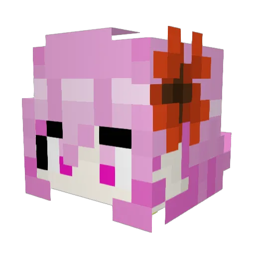 vldvlddl Minecraft avatar head, 3D render