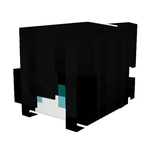 vlih Minecraft avatar head, 3D render