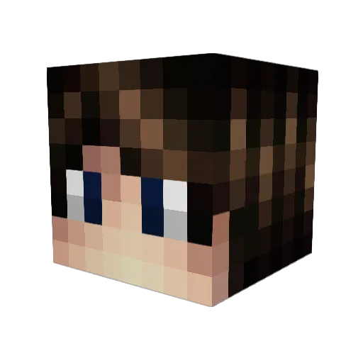vlkan_1729 Minecraft avatar head, 3D render