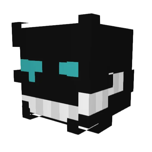 vlnm Minecraft avatar head, 3D render