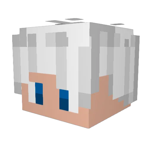vlone467 Minecraft avatar head, 3D render