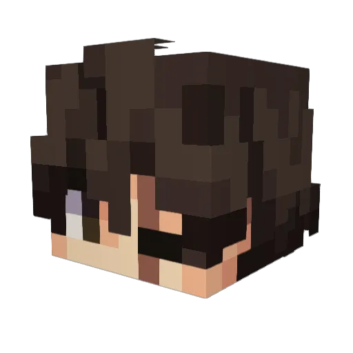 vltyx Minecraft avatar head, 3D render