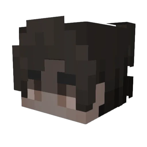 vmbrey Minecraft avatar head, 3D render