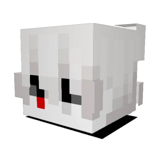 vmbu Minecraft avatar head, 3D render