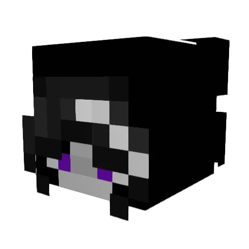 vminx Minecraft avatar head, 3D render
