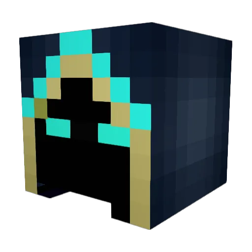 vmw12 Minecraft avatar head, 3D render