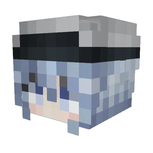 vnei Minecraft avatar head, 3D render