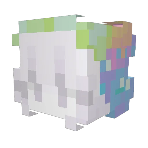 vnillq Minecraft avatar head, 3D render