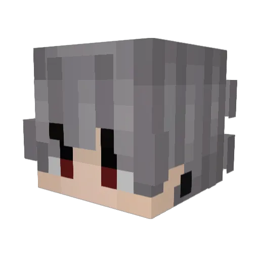 vnmpi Minecraft avatar head, 3D render