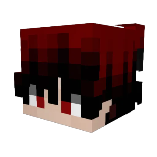vnmpi Minecraft avatar head, 3D render