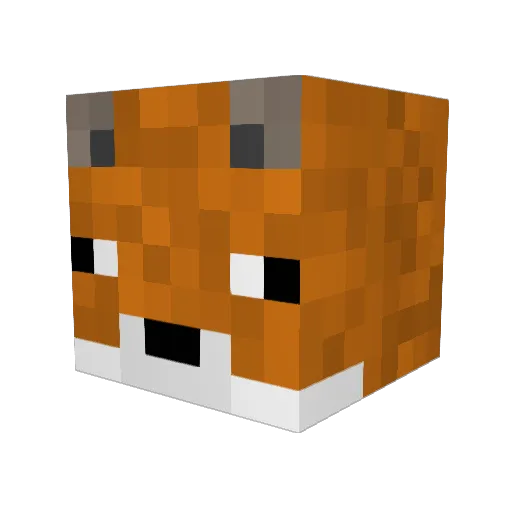voBeutlin Minecraft avatar head, 3D render