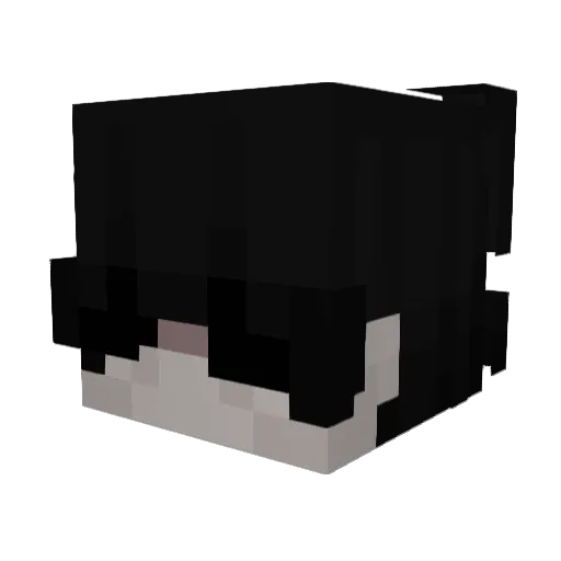 vocalisms Minecraft avatar head, 3D render