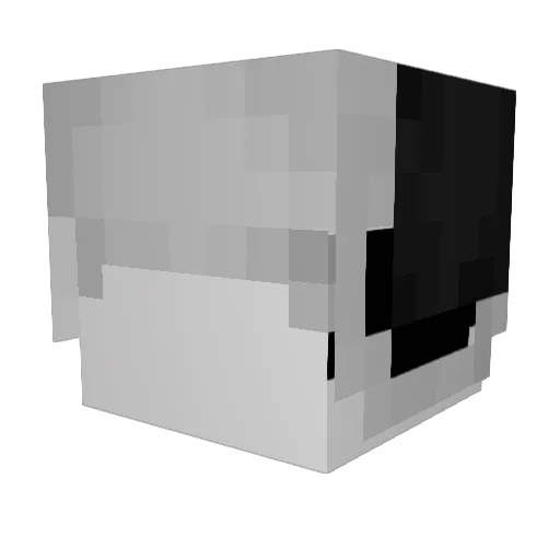 vocalw Minecraft avatar head, 3D render