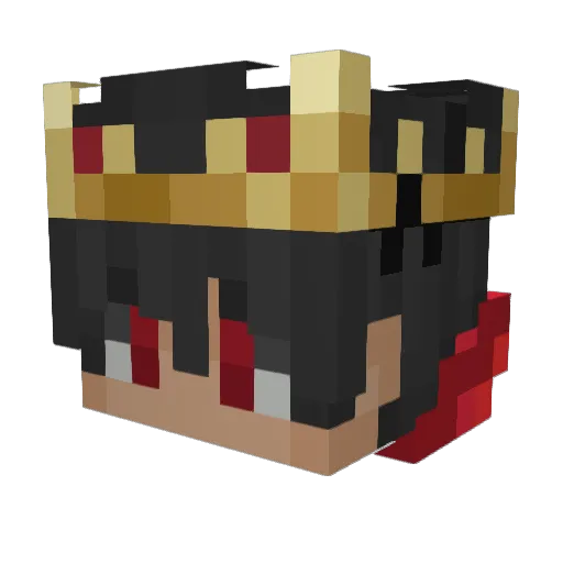 vocsu Minecraft avatar head, 3D render