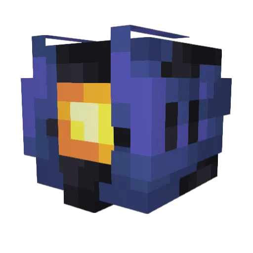 vodysly Minecraft avatar head, 3D render
