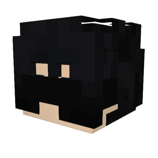 voguemodel Minecraft avatar head, 3D render