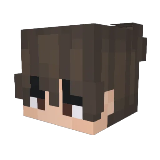 void3kk Minecraft avatar head, 3D render
