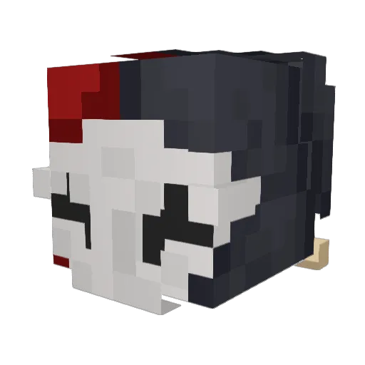 void7967 Minecraft avatar head, 3D render