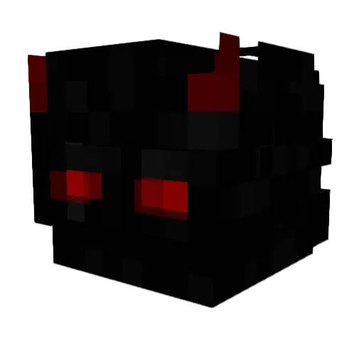 void_thing_ Minecraft avatar head, 3D render